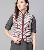 Off-White Print Cotton Jacket