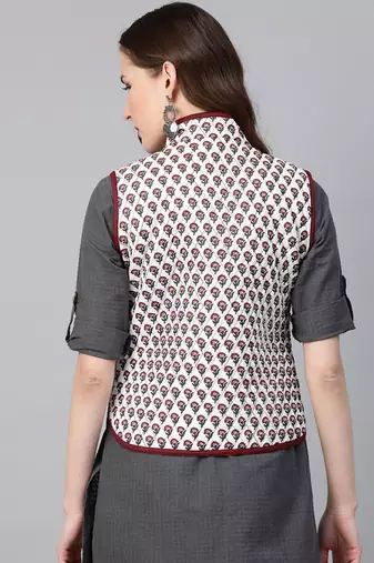 Off-White Print Cotton Jacket