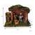 Christmas Crib House Nativity Set Baby Jesus for Decoration (Multi_15.7 x 12 x7 cm)
