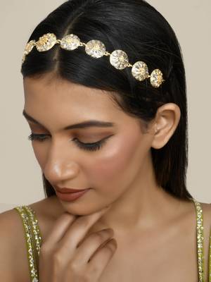 Handcrafted kundan hair jewellery 2