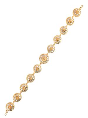 Handcrafted kundan hair jewellery 4