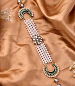 Rajasthani kundan pearl bridal matha patti