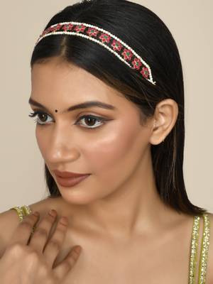 Pearl floral hairband 2