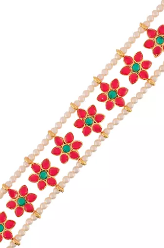 Pearl floral hairband