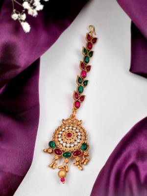 South indian wedding matha tikka 1