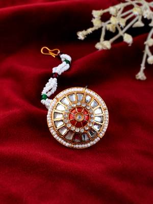 Kundan ethnic borla head jewellery 1