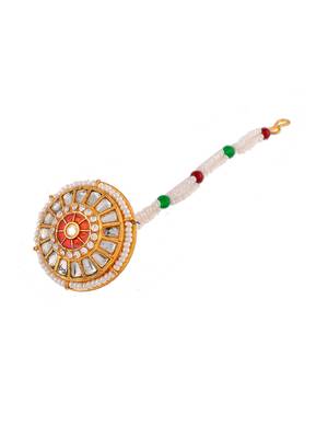 Kundan ethnic borla head jewellery 4