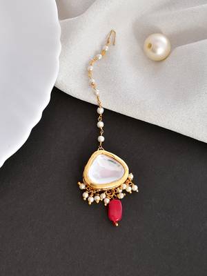 Kundan gold plated maangtikka 1