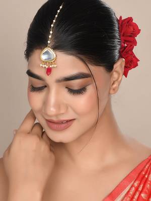 Kundan gold plated maangtikka 2