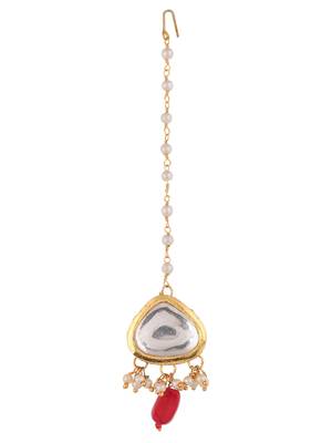 Kundan gold plated maangtikka 4