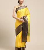 Gold woven tissue saree with blouse