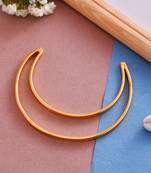 gold plated contemporary designer barefoot ankle bracelet