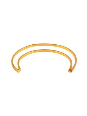 gold plated contemporary designer barefoot ankle bracelet 4