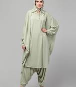 Nazneen Two piece set of Kaftan With Hood and Haram pant