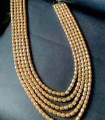 5 Layered Traditional Dulha Moti Mala with Beaded Maharaja Haar/Groom Necklace
