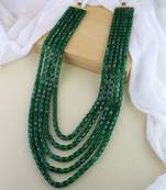 5 Layered Traditional Dulha Moti Mala with Beaded Maharaja Haar/Groom Necklace