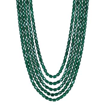 5 Layered Traditional Dulha Moti Mala with Beaded Maharaja Haar/Groom Necklace 3