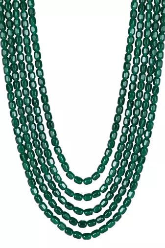5 Layered Traditional Dulha Moti Mala with Beaded Maharaja Haar/Groom Necklace
