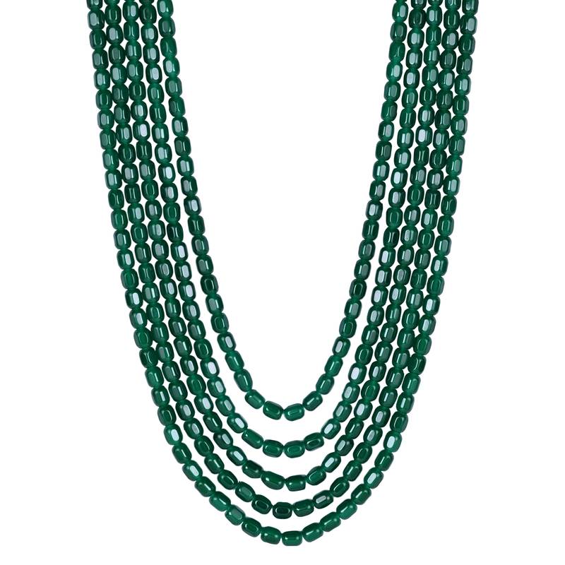 5 Layered Traditional Dulha Moti Mala with Beaded Maharaja Haar/Groom Necklace