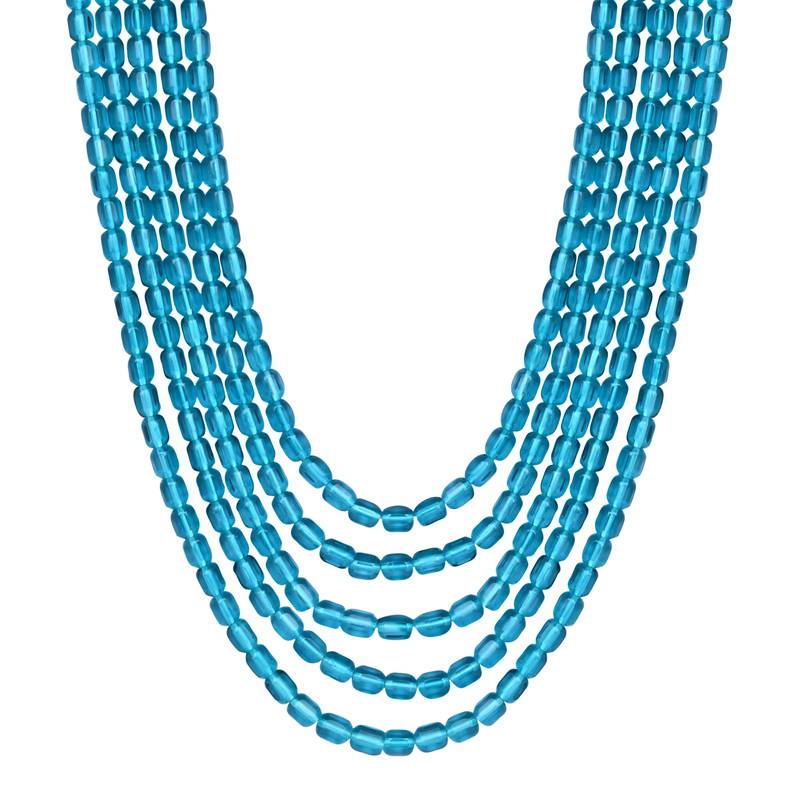 5 Layered Traditional Dulha Moti Mala with Beaded Maharaja Haar/Groom Necklace