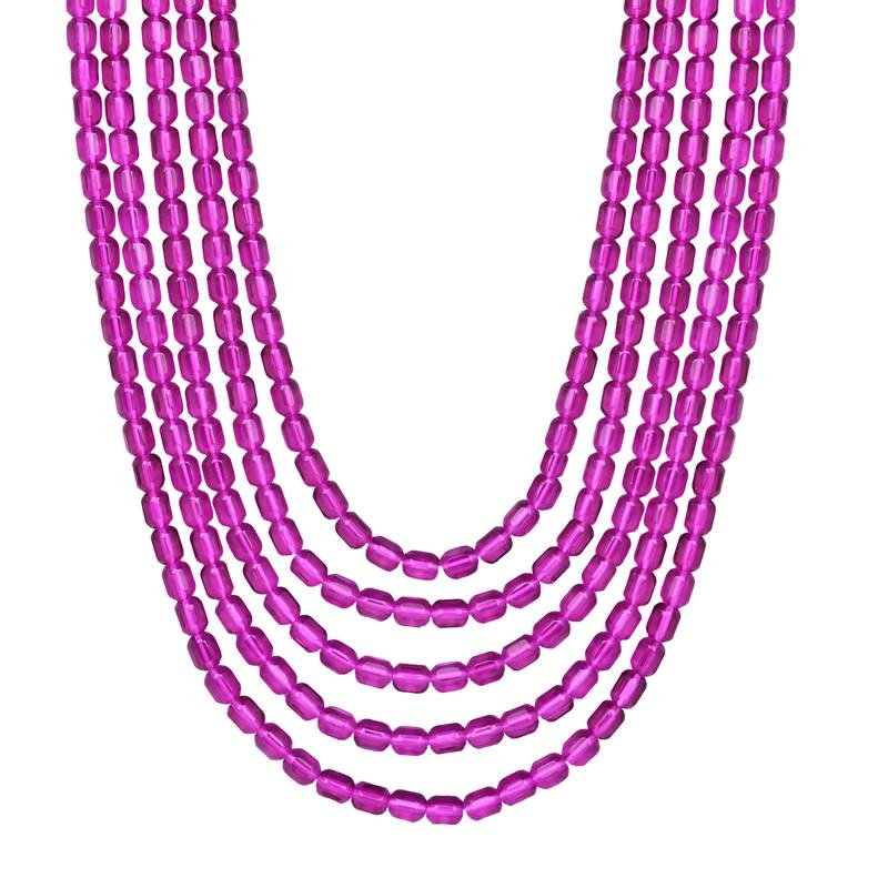 5 Layered Traditional Dulha Moti Mala with Beaded Maharaja Haar/Groom Necklace