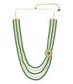 5 Layered Traditional Dulha Moti Mala with Beaded Maharaja Haar/Groom Necklace