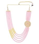 5 Layered Traditional Dulha Moti Mala with Beaded Maharaja Haar/Groom Necklace