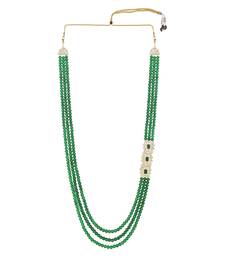 3 Layered Traditional Dulha Moti Mala with Beaded Maharaja Haar/Groom Necklace