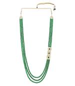 3 Layered Traditional Dulha Moti Mala with Beaded Maharaja Haar/Groom Necklace