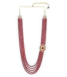 5 Layered Traditional Dulha Moti Mala with Beaded Maharaja Haar/Groom Necklace