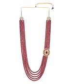 5 Layered Traditional Dulha Moti Mala with Beaded Maharaja Haar/Groom Necklace