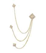 Gold Plated Designer Brooch For Men