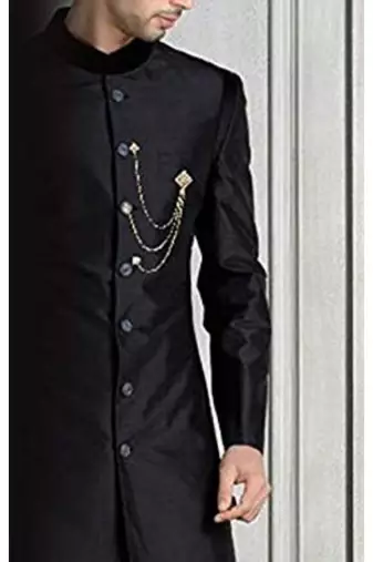 Gold Plated Designer Brooch For Men