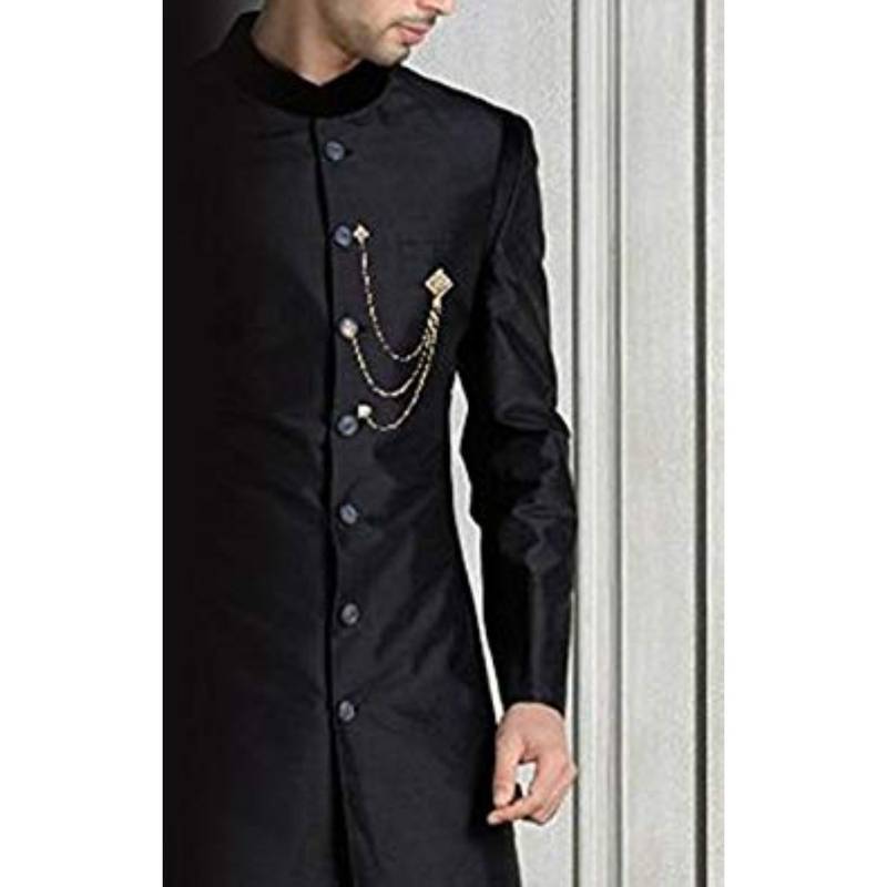 Gold Plated Designer Brooch For Men