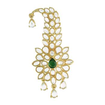 Traditional Kundan Safa Kalangi Brooch for Groom/Men/Dulha Pagadi 1
