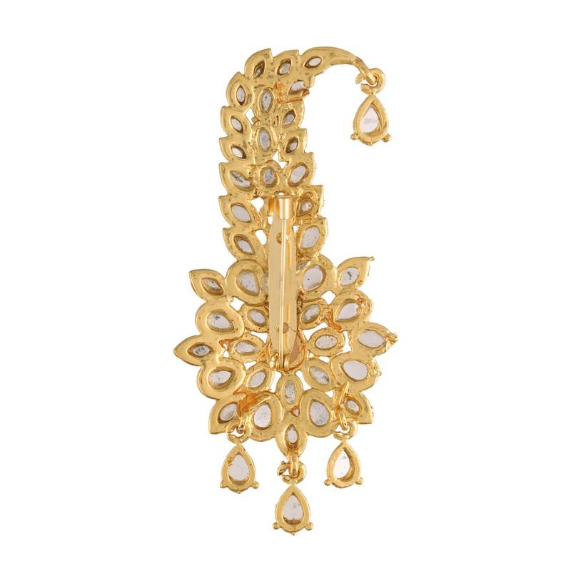 Traditional Kundan Safa Kalangi Brooch for Groom/Men/Dulha Pagadi