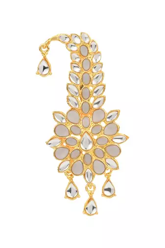 Traditional Kundan Safa Kalangi Brooch for Groom/Men/Dulha Pagadi