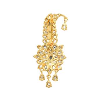 Traditional Kundan Safa Kalangi Brooch for Groom/Men/Dulha Pagadi 3
