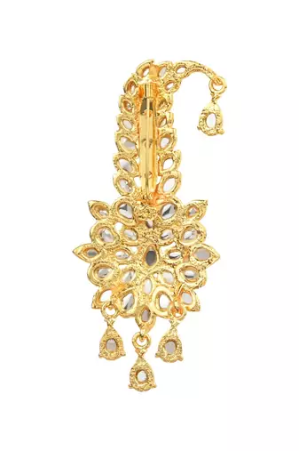 Traditional Kundan Safa Kalangi Brooch for Groom/Men/Dulha Pagadi