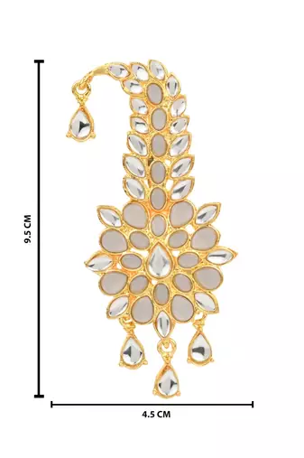 Traditional Kundan Safa Kalangi Brooch for Groom/Men/Dulha Pagadi