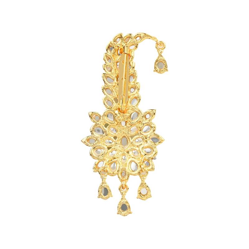 Traditional Kundan Safa Kalangi Brooch for Groom/Men/Dulha Pagadi