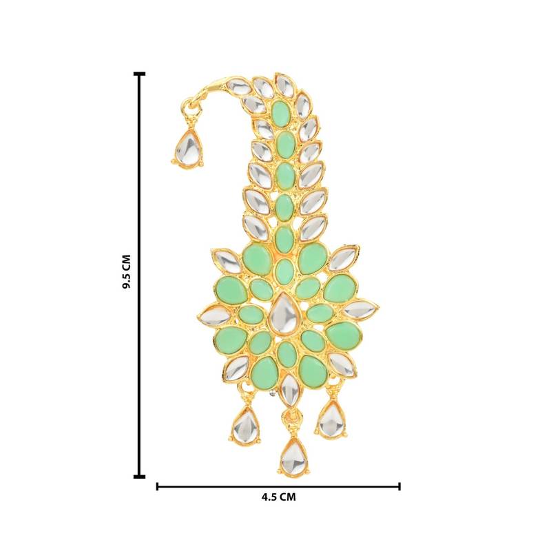 Traditional Kundan Safa Kalangi Brooch for Groom/Men/Dulha Pagadi