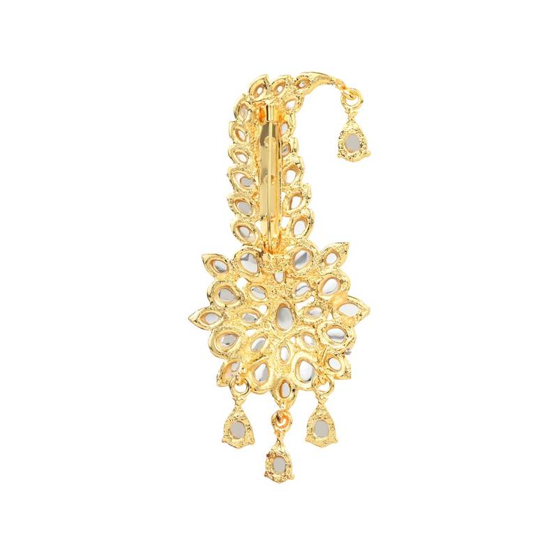 Traditional Kundan Safa Kalangi Brooch for Groom/Men/Dulha Pagadi