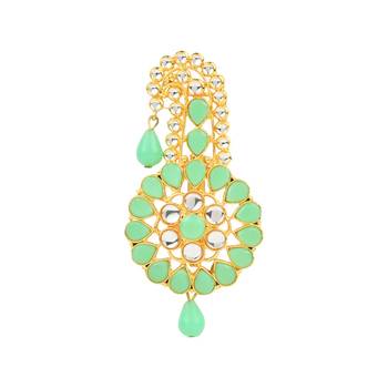 Traditional Kundan Safa Kalangi Brooch for Groom/Men/Dulha Pagadi 2