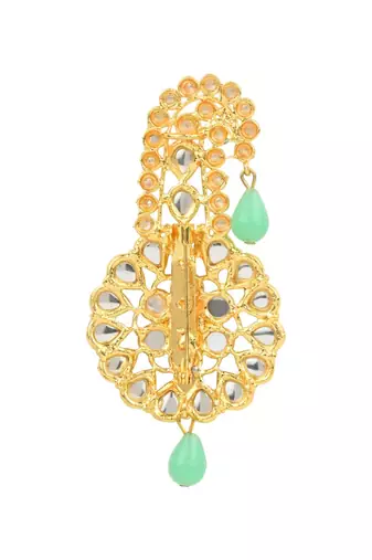 Traditional Kundan Safa Kalangi Brooch for Groom/Men/Dulha Pagadi