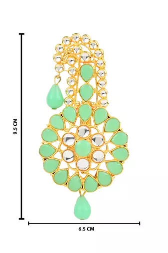 Traditional Kundan Safa Kalangi Brooch for Groom/Men/Dulha Pagadi