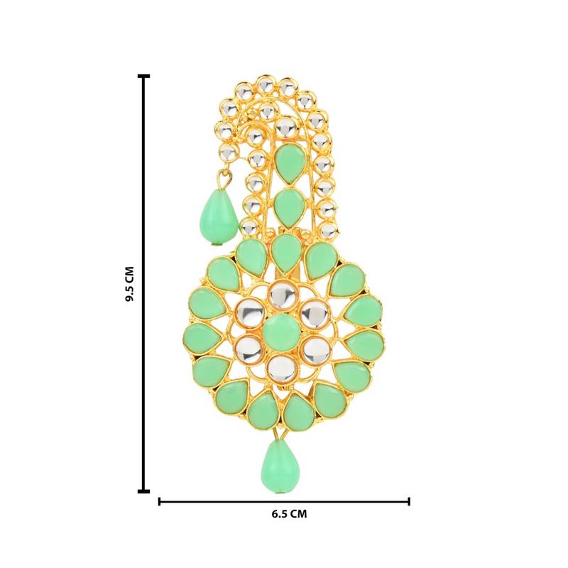 Traditional Kundan Safa Kalangi Brooch for Groom/Men/Dulha Pagadi