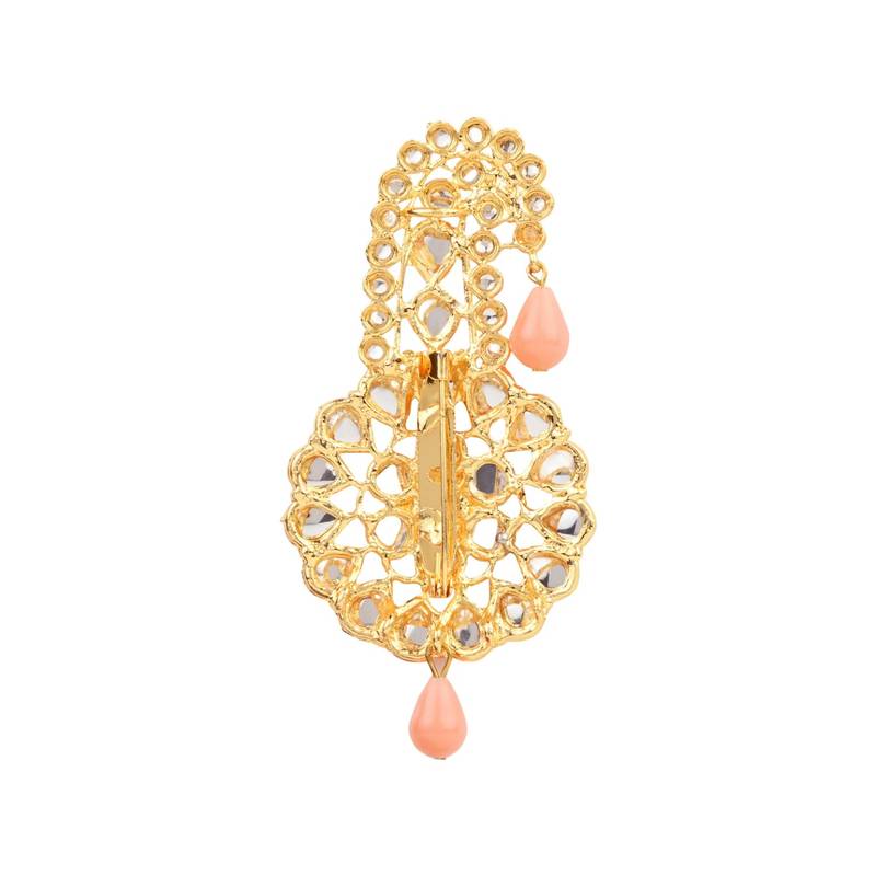 Traditional Kundan Safa Kalangi Brooch for Groom/Men/Dulha Pagadi