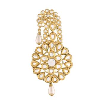 Traditional Kundan Safa Kalangi Brooch for Groom/Men/Dulha Pagadi 1