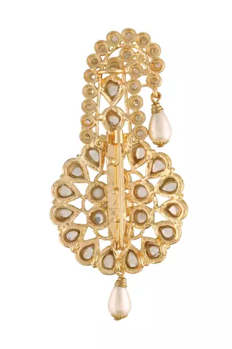 Traditional Kundan Safa Kalangi Brooch for Groom/Men/Dulha Pagadi